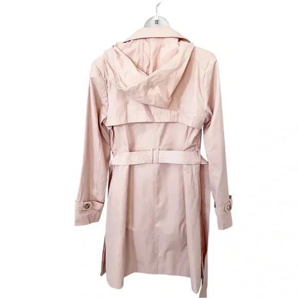 NWT Cole Haan Signature Hooded Trench Coat size Large - Picture 4 of 13